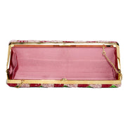 Gucci Broadway Embellished Sequins and Crystals Red Green Pink Chain Shoulder Bag Clutch available at Queen Bee of Beverly Hills