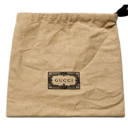 Gucci Made in Italy Large Supreme Canvas Leather Black Navy Tote Bag