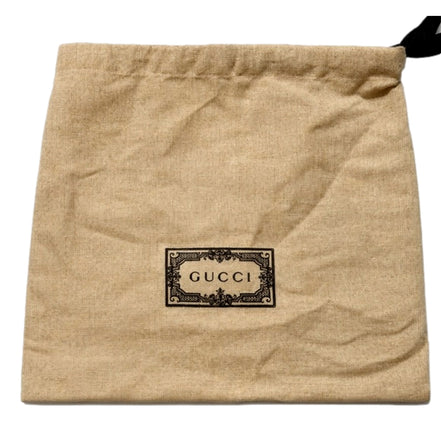 Gucci Made in Italy Large Supreme Canvas Leather Black Navy Tote Bag