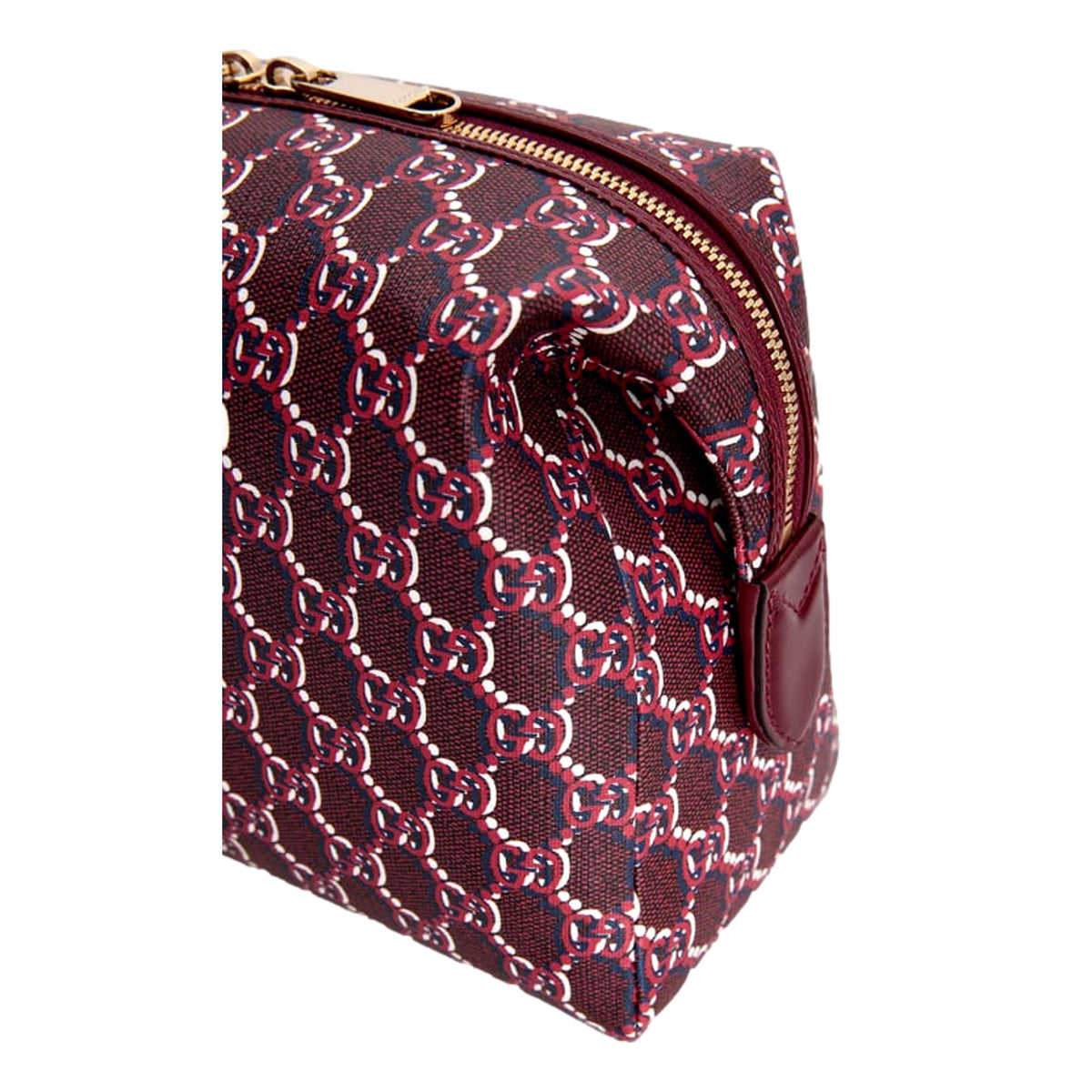Gucci GG Shadow Travel Cosmetic Pouch Bag Bordeaux Red - available at Queen Bee of Beverly Hills. 