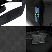 Gucci GG Crystal Black Canvas Travel Tote Bag - available at Queen Bee of Beverly Hills. 