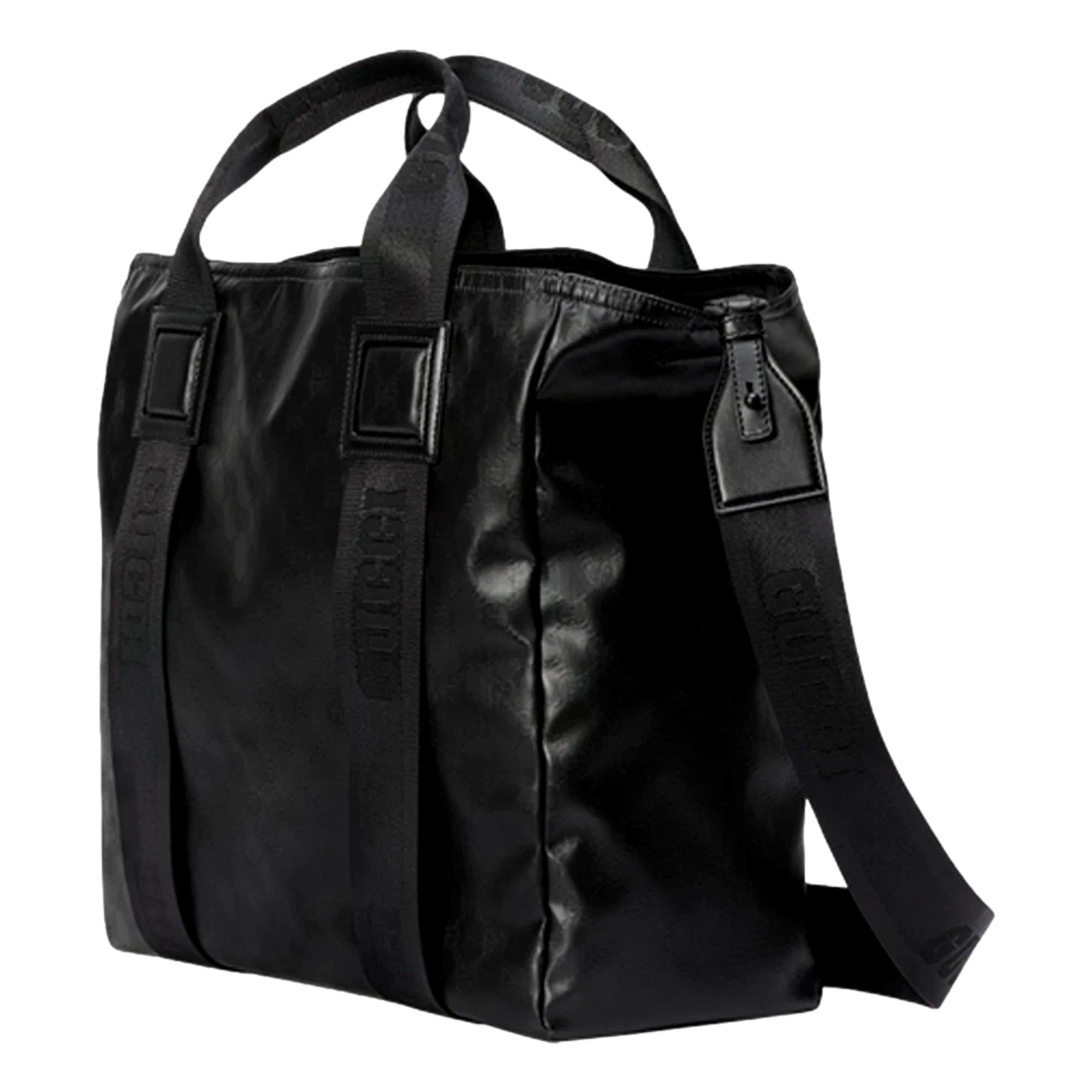 Gucci GG Crystal Black Canvas Travel Tote Bag - available at Queen Bee of Beverly Hills. 