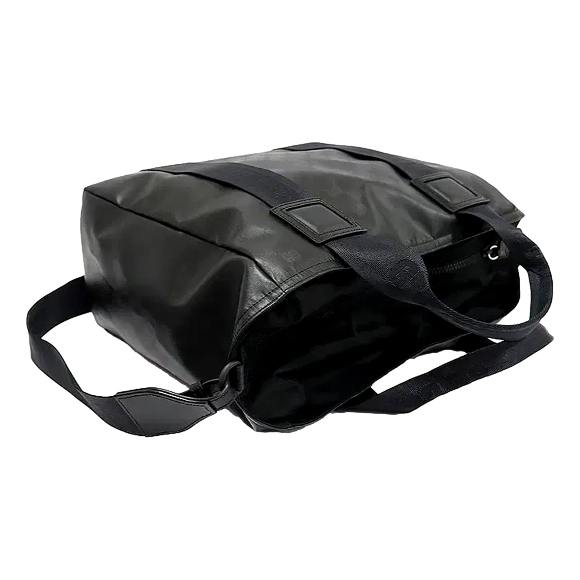 Gucci GG Crystal Black Canvas Travel Tote Bag - available at Queen Bee of Beverly Hills. 