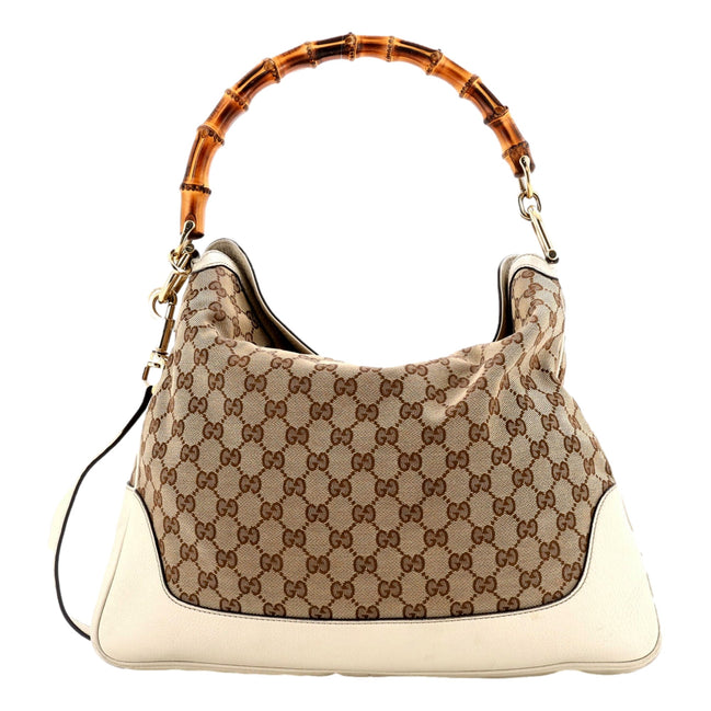 Gucci Diana Bamboo Medium Handbag sold at Queen Bee of Beverly Hills