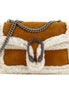 Gucci Dionysus Bag Suede with Shearling Medium available at Queen Bee of Beverly Hills