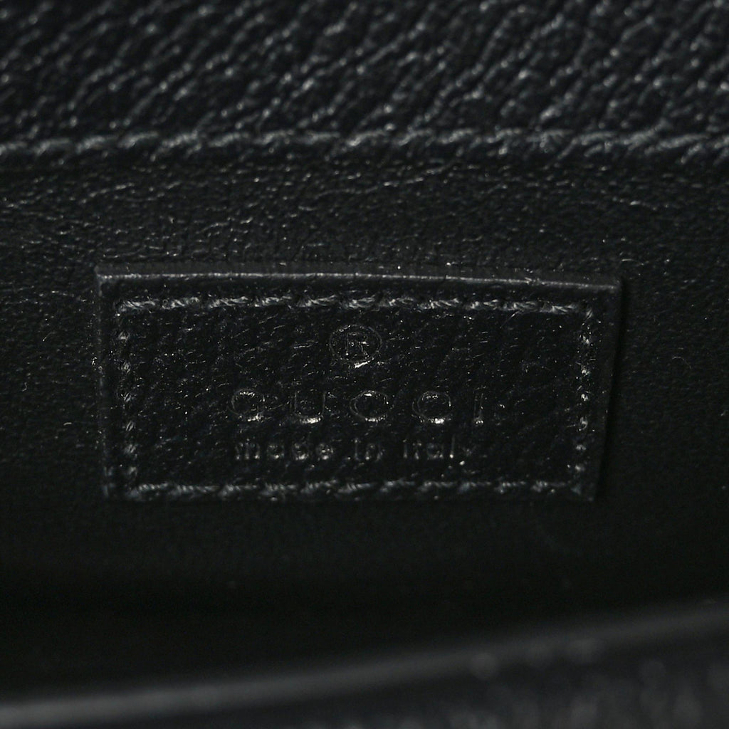 Gucci Dionysus Super Mini Black in Calfskin with Matte Silver-tone - US