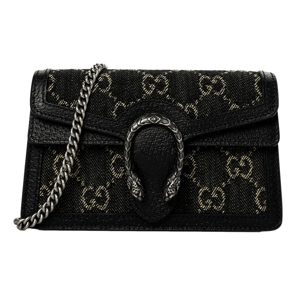 Dionysus Super Mini Crossbody Bag in Black - Gucci