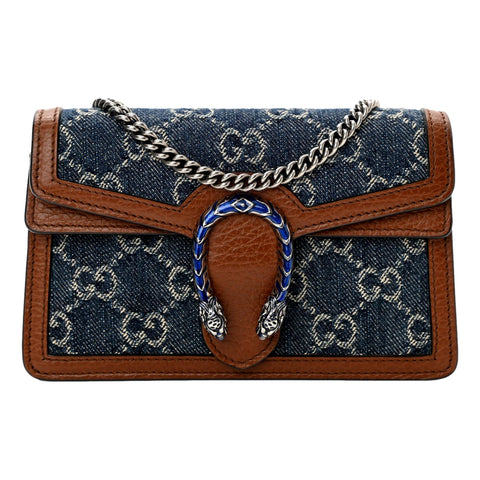 Gucci Dionysus Blue Denim Super Mini Shoulder Bag 476432 at_Queen_Bee_of_Beverly_Hills