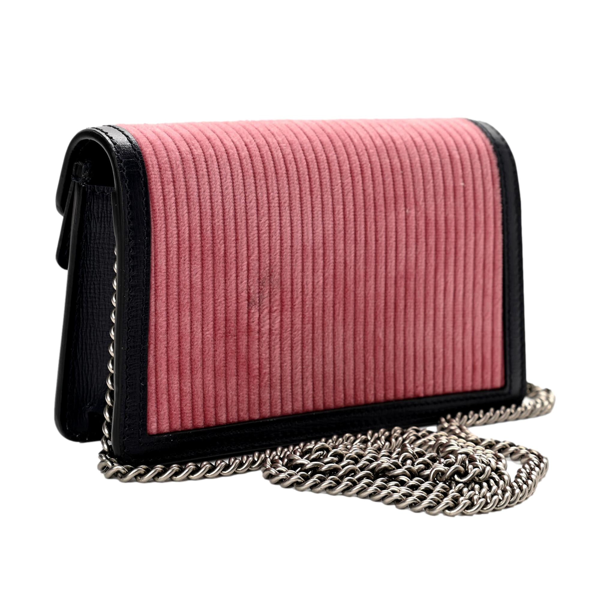 Gucci Dionysus Pink Corduroy Super Mini Shoulder Bag at_Queen_Bee_of_Beverly_Hills