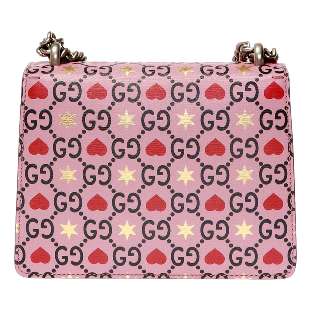 Gucci Heart Print Handbags