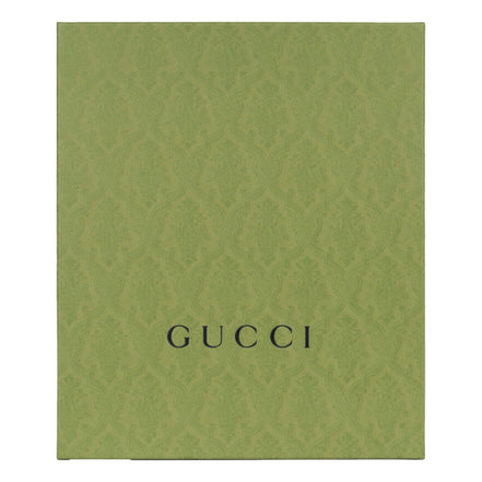 Gucci G Detail Black and Grey Leather Bifold Wallet available at Queen Bee of Beverly Hills