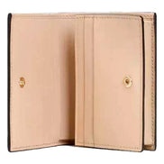 Gucci GG Matelassé Pink Sand Leather Card Case Wallet