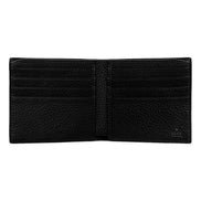 Gucci GG Embossed Black Leather Bifold Wallet