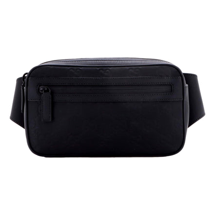 Gucci GG Rubber Effect Small Belt Bag Body Bag Waist Pouch Black - available at Queen Bee of Beverly Hills. 