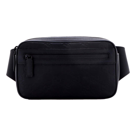 Gucci GG Rubber Effect Small Belt Bag Body Bag Waist Pouch Black - available at Queen Bee of Beverly Hills. 