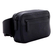 Gucci GG Rubber Effect Small Belt Bag Body Bag Waist Pouch Black - available at Queen Bee of Beverly Hills.