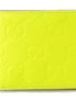 Gucci GG Leather Neon Yellow Rubber Effect Bifold Wallet