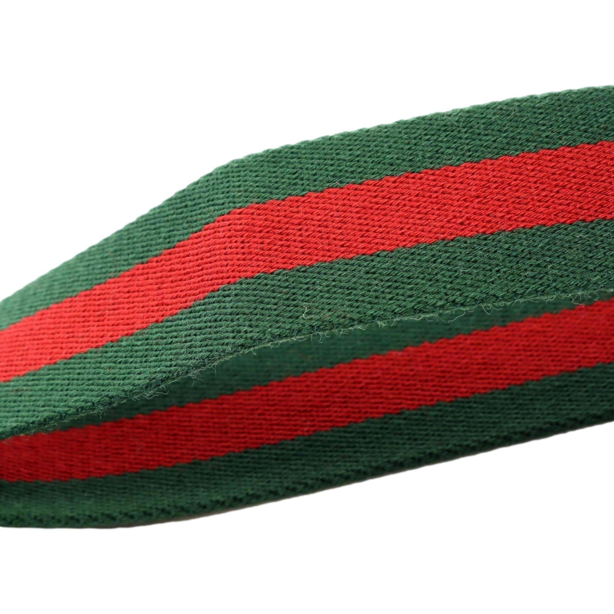 Gucci Original GG Canvas Beige Brown Webstripe Mini Bucket Bag