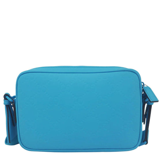 Gucci GG Rubber Effect Crossbody Bag in Blue