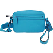 Gucci GG Rubber Effect Crossbody Bag in Blue sold at Queen Bee of Beverly Hills