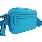 Gucci GG Rubber Effect Crossbody Bag in Blue sold at Queen Bee of Beverly Hills