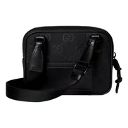 Gucci GG Rubber Effect Black Mini Crossbody Bag - available at Queen Bee of Beverly Hills. 