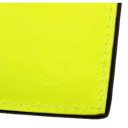 Gucci GG Leather Neon Yellow Rubber Effect Bifold Wallet available at Queen Bee of Beverly Hills