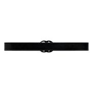 Gucci GG Marmont Monochrome Black Leather Belt 120 - available at Queen Bee of Beverly Hills. 