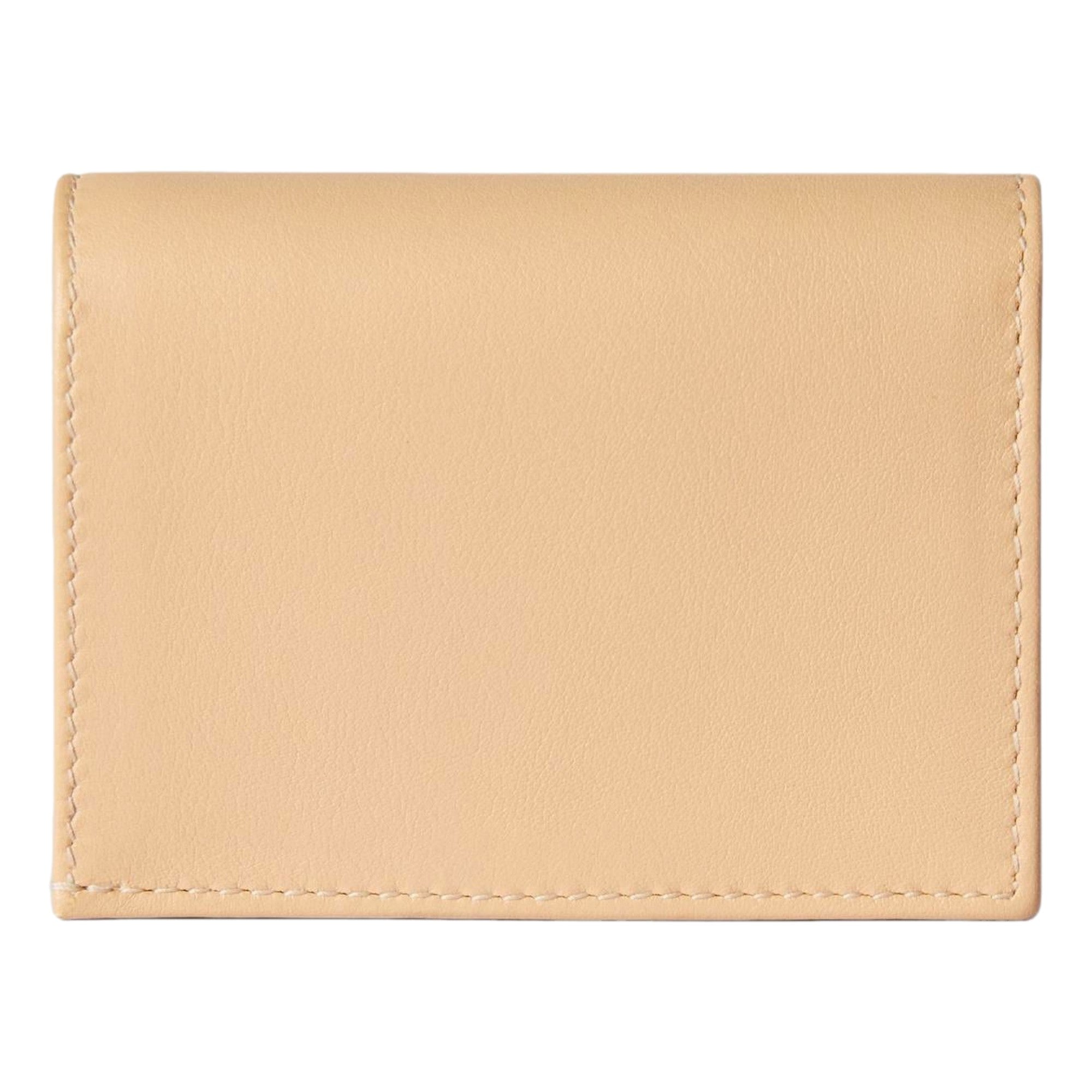 Gucci Beige Leather Double G Card Case Wallet - available at Queen Bee of Beverly Hills. 