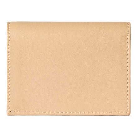 Gucci Beige Leather Double G Card Case Wallet - available at Queen Bee of Beverly Hills. 