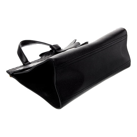 Gucci GG Marmont Black Calfskin Top Handle Satchel Handbag available at Queen Bee of Beverly Hills