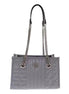 Gucci GG Marmont Silver Medium Chain Shoulder Tote Bag Gray Leather available at Queen Bee of Beverly Hills