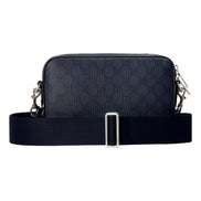 Gucci GG Supreme Canvas Ophidia Small Crossbody Bag in Navy Blue sold at Queen Bee of Beverly Hills