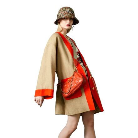 Gucci GG Quilted Matelassé Leather Mini Shoulder Bag In Orange available at Queen Bee of Beverly Hills