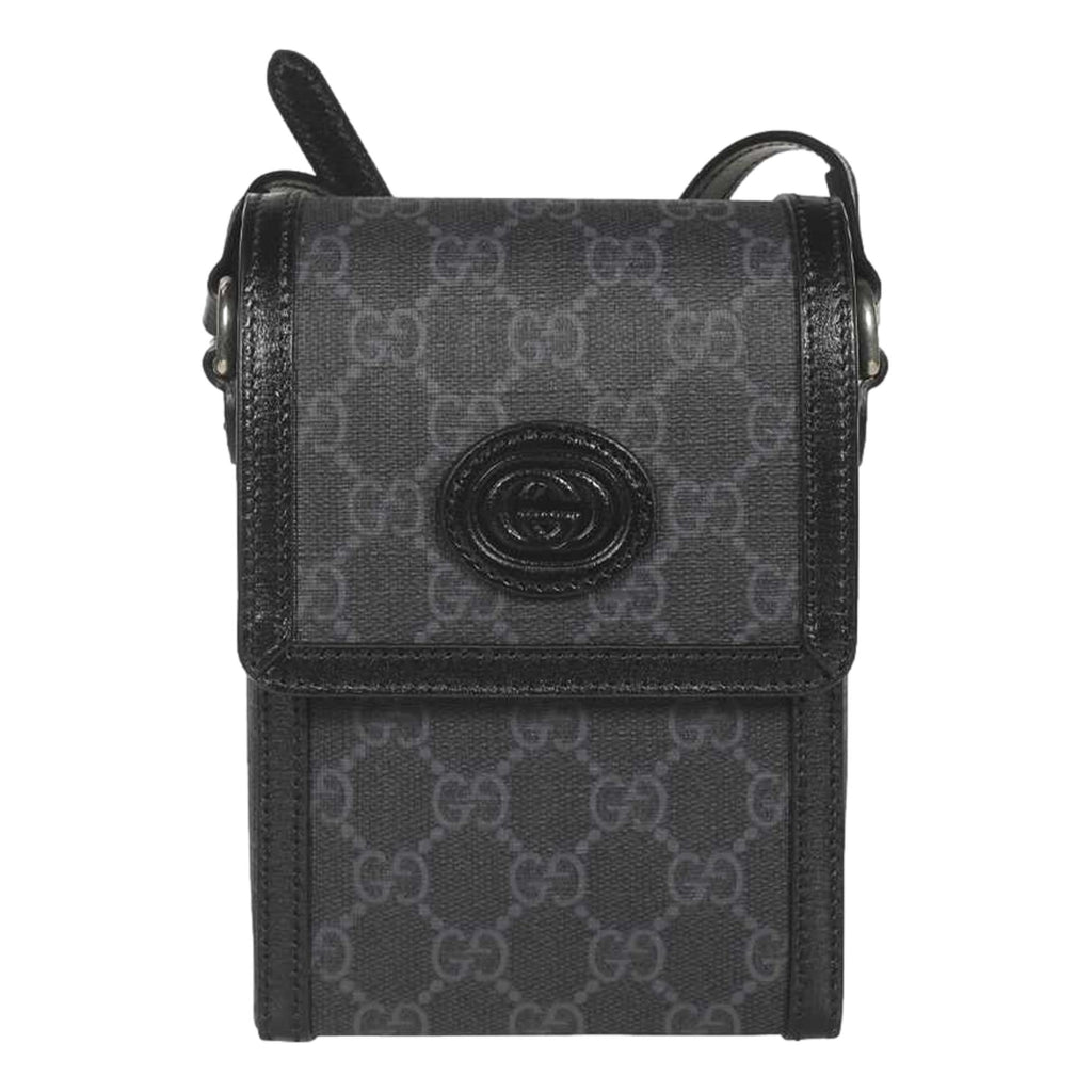 Gucci GG Supreme Coated Backpack - Black - Backpacks