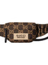 Gucci GG Ripstop Waist Bag Beige and Brown available at Queen Bee of Beverly Hills