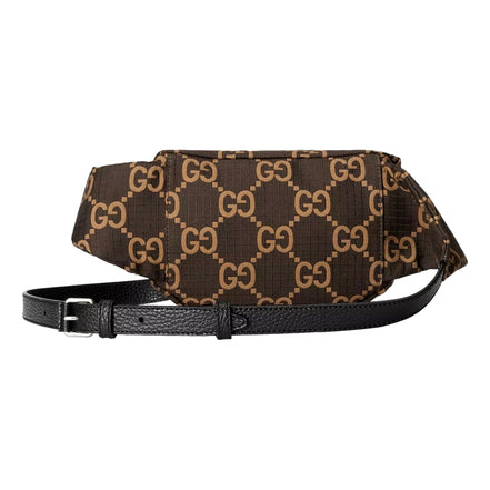 Gucci GG Ripstop Waist Bag Beige and Brown available at Queen Bee of Beverly Hills