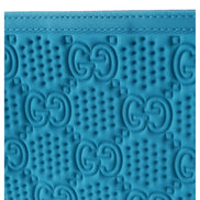 Gucci GG Scuba Neon Blue Small Clutch Pouch Bag