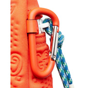 Gucci GG Scuba Neon Orange Rubber-Effect Small Clutch Pouch Bag - available at Queen Bee of Beverly Hills.