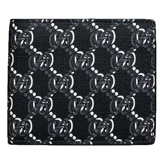 Gucci GG Shadow Black White Bifold Wallet