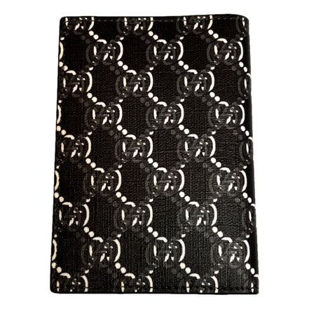 Gucci GG Shadow Large Bifold Wallet Black Embossed Leather