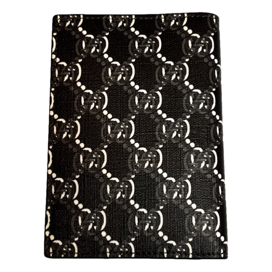 Gucci GG Shadow Large Bifold Wallet Black Embossed Leather