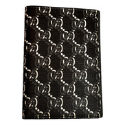 Gucci GG Shadow Large Bifold Wallet Black Embossed Leather