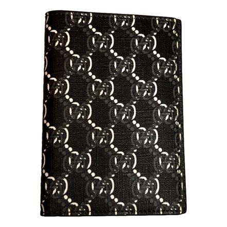 Gucci GG Shadow Large Bifold Wallet Black Embossed Leather