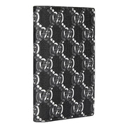 Gucci GG Shadow Black White Vertical Bifold Card Wallet sold at Queen Bee of Beverly Hills