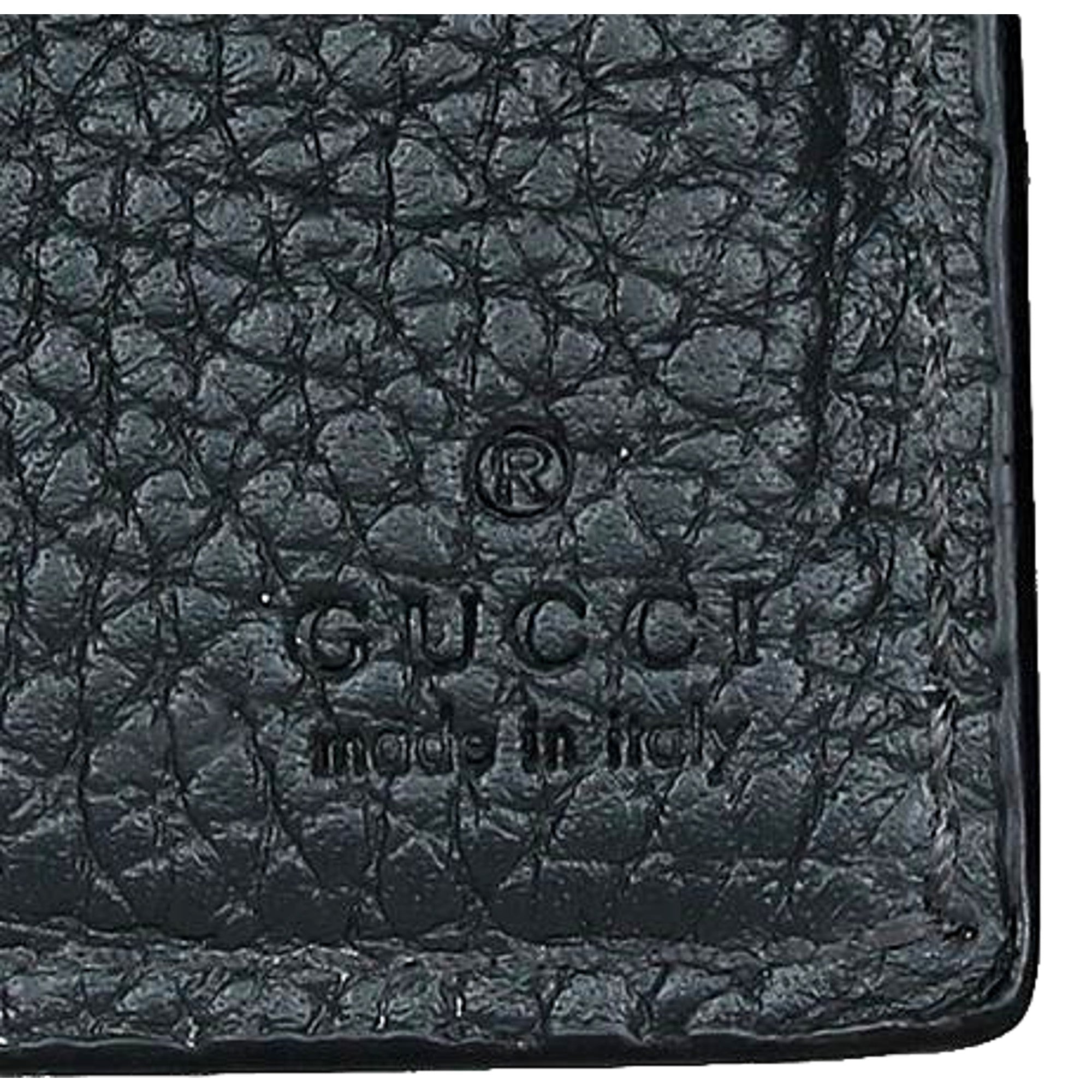 Gucci GG Shadow Black White Bifold Wallet available at Queen Bee of Beverly Hills