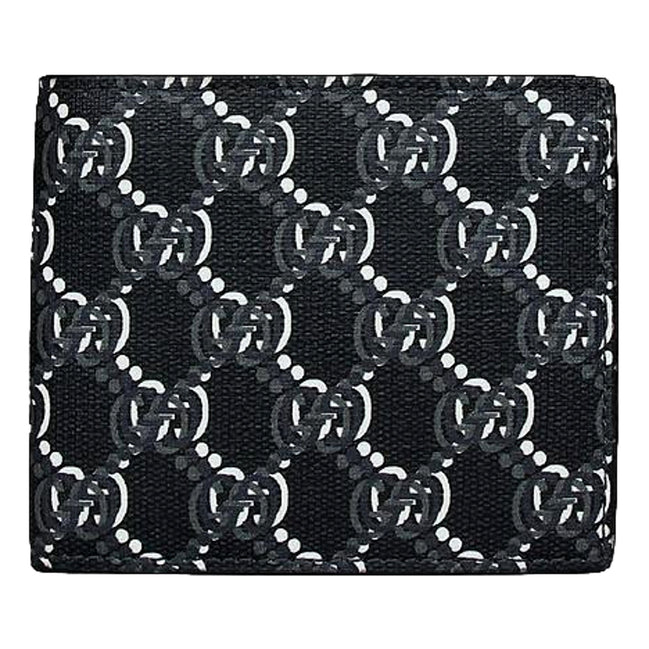 Gucci GG Shadow Black White Bifold Wallet available at Queen Bee of Beverly Hills