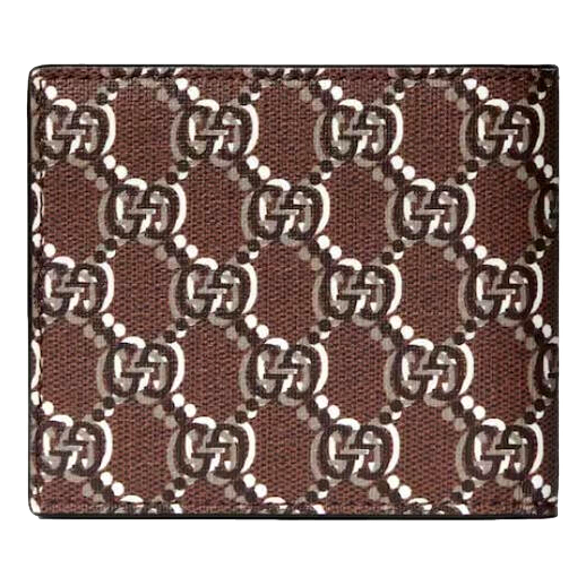 Gucci GG Shadow Brown Bifold Wallet available at Queen Bee of Beverly Hills