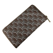 Gucci GG Shadow Continental Zip Around Wallet Beige Brown sold at Queen Bee of Beverly Hills