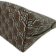 Gucci GG Shadow Monogram Canvas Beige Black Shoulder Bag available at Queen Bee of Beverly Hills